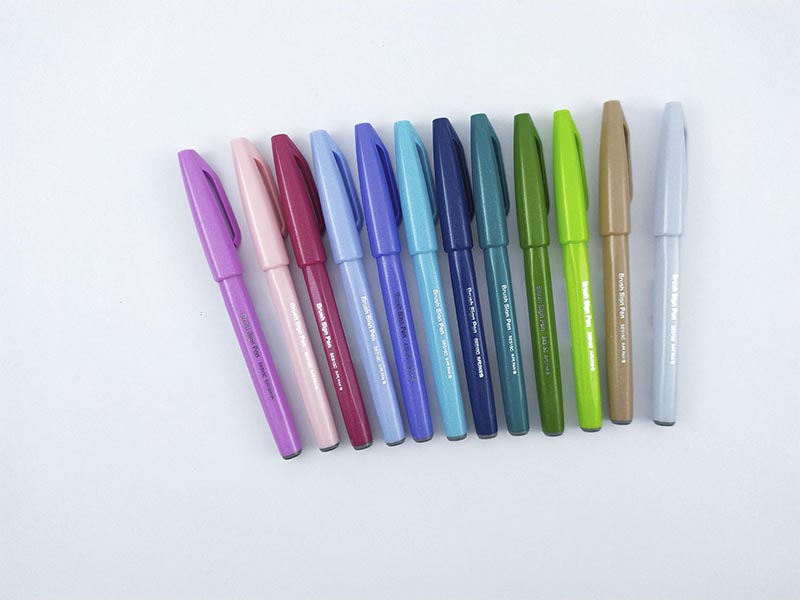 set pastel pentel touch