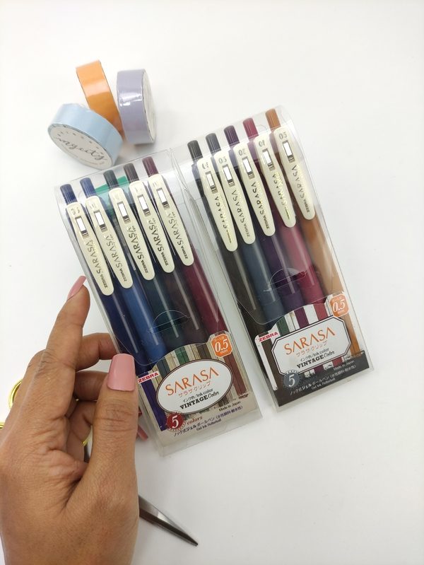 lapicero gel sarasa vintage