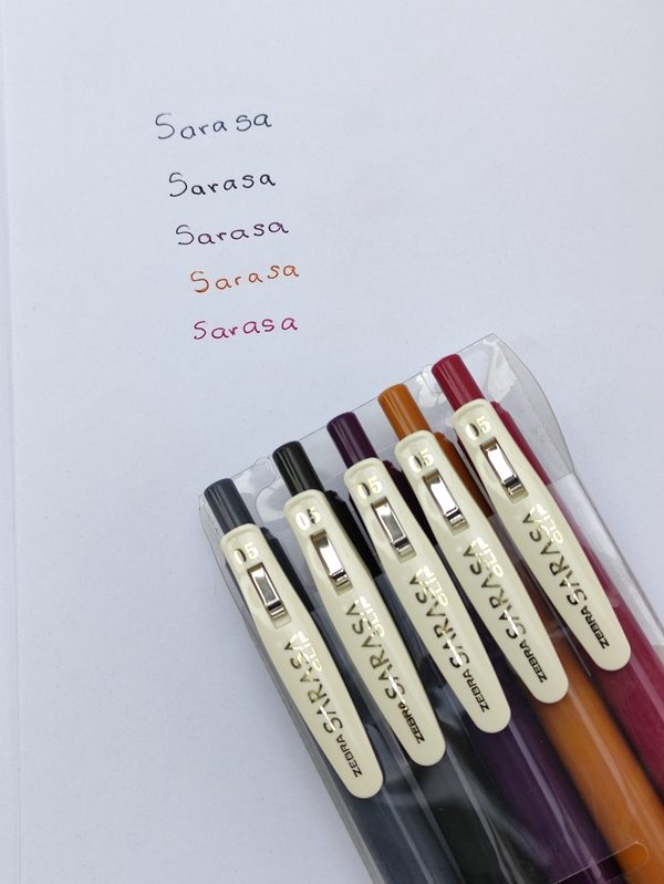 lapicero gel sarasa vintage
