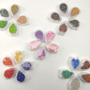 Tampo para sellos con efecto Glitter