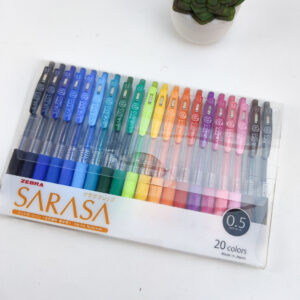 Zebra Sarasa Clip Bolígrafo de gel Sarasa 20 Unidades