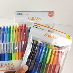 Set Zebra Sarasa Clip – Pack x10