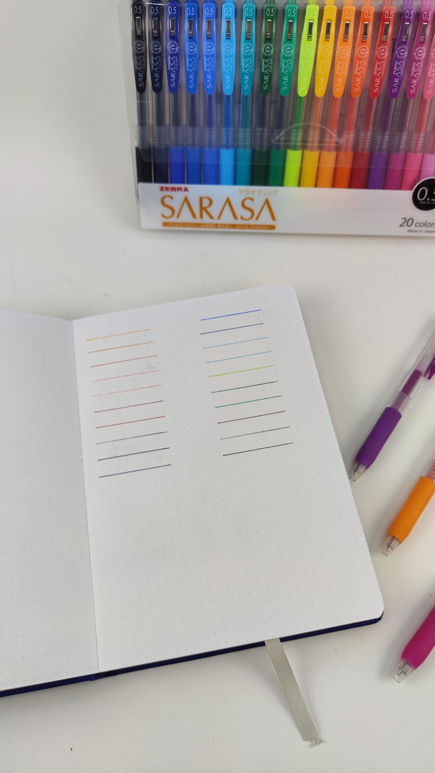 Zebra Sarasa Clip Bolígrafo de gel Sarasa 20 Unidades - Imagen 2