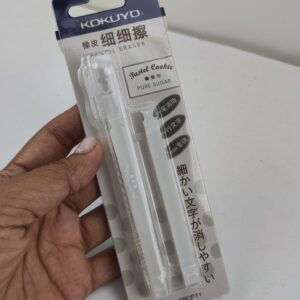 Borrador Kokuyo blanco 7 cm con repuesto | Papelería