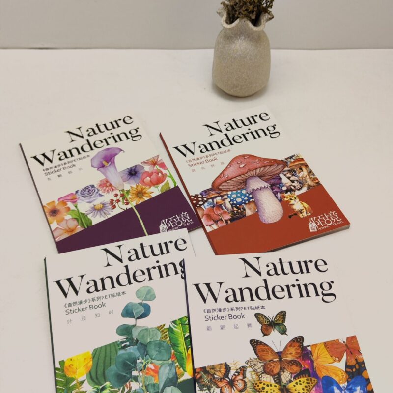 Libros de stickers inspiradas en la naturaleza | Decora con calma y estilo